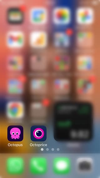 adding Octoprice to mobile homescreen